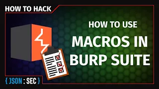 Burp Macros - Enhance your Web App Pen Testing