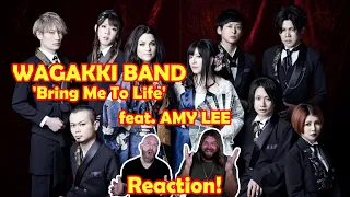 Musicians react to hearing Wagakki Band / Bring Me To Life with Amy Lee of EVANESCENCE!