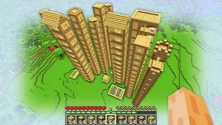 I found this TALLEST VILLAGE in My Minecraft World !!! New Secret Giant Biggest Village Update !!!