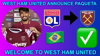 LUCAS PAQUETA IS A WEST HAM UNITED PLAYER | WELCOME TO WEST HAM UNITED 🇧🇷✅ (HOLD THAT LYON)