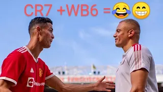 Ronaldo and Wes brown conversation #football #ronaldo #cristianoronaldo #cristiano