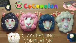 cocomelon baa baa black sheep clay cracking compilation 코코멜론 검은 양 점토 부수기 위주로 편집