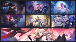 《傳說對決》AOV New Skin 未來版本新造型 內附7張 （妹子超多）內附超大萌妹（我絕對不會說是指司科德