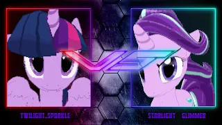 Mugen - Twilight_Sparkle vs Starlight Glimmer (CPU vs CPU)