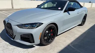 Tour the 2024 M440i Convertible in Brooklyn Grey | 4K