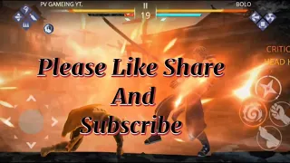 Shadow Fight:3 || How To Break Bolo Boss  Time  wall (StoppingAnd Stopwatch) || Chapter 7 leavel 20