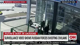 CNN стали доступними відео з камер спостереження, на яких військові рф застрелили мирних жителів