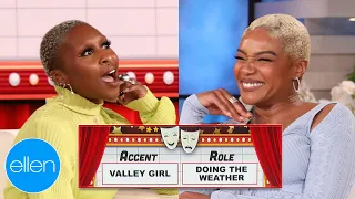 Cynthia Erivo & Tiffany Haddish Show Off Their Amazing Accents