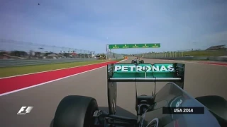 Hamilton vs Rosberg | USA 2014 [HD]
