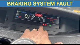 Renault Scenic Braking system fault message fixed