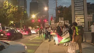 Rally for Palestine in Midtown Atlanta