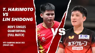 HARIMOTO vs Lin SHIDONG | Quarterfinal WTT Macao 2023 | Full Match