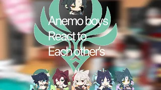 Anemo boys react to each other’s//credit in the video//genshin impact//no ships