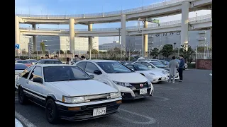 【AE86】車載動画 新宿→大黒PA Shinjuku-Tokyo→DaikokuPA 4K