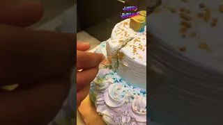 Birthday cake cutting🎂