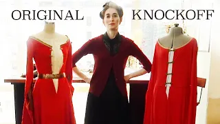 Buying a Knockoff of My Own Dress: An Educated Roast (actual fire used for Scientific Purposes)