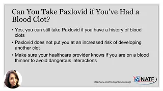 Understanding Paxlovid: What To Do if You're on a Blood Thinner