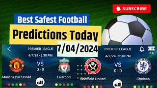 Soccer predictions for today 7/4/2024| betting predictions #football betting tips #daily betting