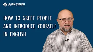 Як вітатися і знайомитися англійською - #learnenglishwithivanshandra