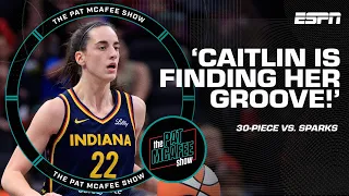 'Caitlin is finding her groove!' Drops 30-piece vs L.A. Sparks 🙌 | The Pat McAfee Show