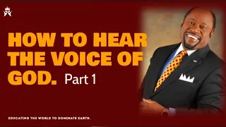 Dr  Myles Munroe  HOW TO HEAR THE VOICE OF GOD  PART 1