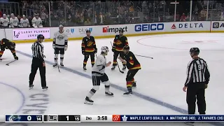 Adrian Kempe Drops The Gloves With J.T. Miller