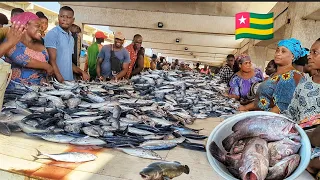 The cheapest and the biggest fish market in Togo. Nouveau port de pêche Lomé Togo West Africa 🌍