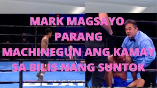 Magsayo vs Cruz Parang Machinegun ang mga kamay ni magsayo sa bilis kalaban bulagta di na nakatayo