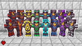 I made a COMPLETE Armor Trim Collection!