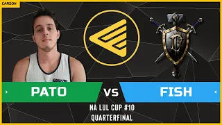 WC3 - B2W NA LUL Cup #10 - Quarterfinal: [NE] PaTo vs Fish [HU]