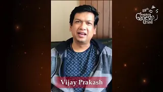 Vijay Prakash @ 59th Bengaluru Ganesh Utsava, 2021