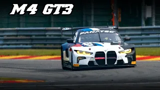 2022 BMW G82 M4 GT3 | Engine sounds, Turbo & Backfire | Testing at Spa