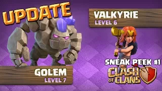 Clash of Clans UPDATE! Sneak Peek 1 - NEW TROOP AND DEFENSE LEVELS - CoC October 2017 Update!