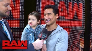 "Extra" host Mario Lopez on taking his son to his first WWE Live Event: Raw Exclusive, Feb. 20, 2017