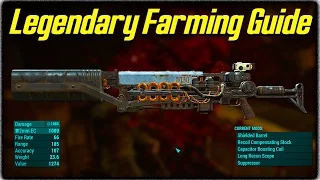 Fallout 4 Legendary Items Farming Guide! How to Get the Best Gauss Rifles & Other Rare Weapons!