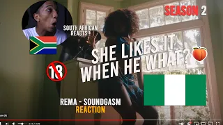 Rema - Soundgasm (Official Music Video) | south african reaction