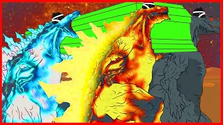 GODZILLA EARTH FIRE vs GODZILLA EARTH ICE - Coffin Dance Song (Cover)