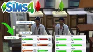 How To Make Your Sim Happy (Cheats) - The Sims 4