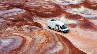 Vanlife on Mars? | The Most Otherwordly Campsite I’ve Ever Seen in my Van