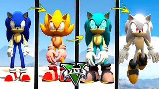 ATUALIZEI a FAMILIA dos SONIC COLORIDO no GTA 5 ! ( GTA V Mods )