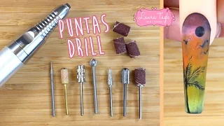 Tipos de puntas para Drill de uñas  (máquina pulidora)