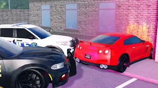 CAR CRASHED INTO THE SHERIFF STATION! - ERLC Roblox Liberty County