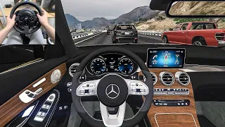 2020 Mercedes Benz GLC 200 4Matic Coupe - GTA 5 [Steering Wheel gameplay]