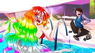I'm The Only Rainbow Hair Girl In The Town | New Diary Stories Animated 2024 | My TDC Storytime