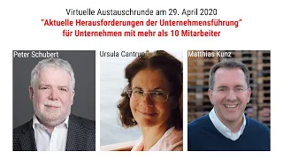 "Aktuelle Herausforderungen der Unternehmensführung" - für Unternehmen mit mehr als 10 Mitarbeiter