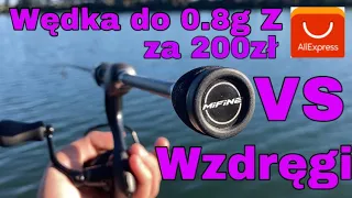 Wędka 0.2-0.8g z aliexpress za 200zł | Jak poradzi sobie z białorybem | Mifine legenda 0.2-0.8g