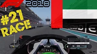 F1 2018 PS4 Career Mode | 100% Race Abu Dhabi Grand Prix (Part 1) [4K 60fps]