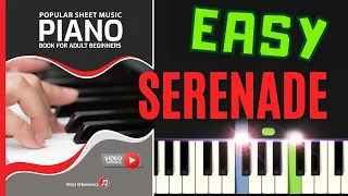 Serenade I Ständchen I Swan Song I Schubert I Easy Piano Tutorial Sheet Music for Beginners I Slow