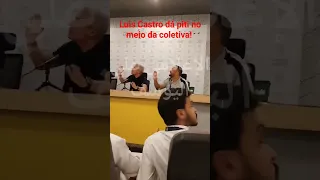 Luis Castro da piti no meio da coletiva! Torcida do Botafogo com saudade do mister ?