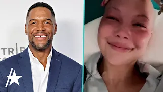 Michael Strahan’s Daughter Isabella Cries ‘Happy Tears’ In Hopeful Brain Cancer Update